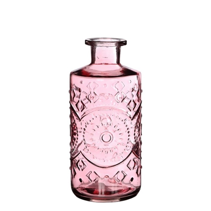 duizend verdund Gehakt Gekleurde glazen fles berlin roze Ø9 h.21 cm -  Bloemschikken|Bloemschikmateriaal.be|Gratis verzending vanaf €40
