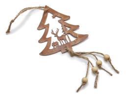 Pendentif Forêt Rouille 10 cm