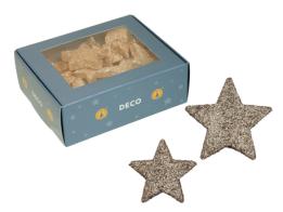 Glitter Stars D 4/5 cm champagne 36 p.