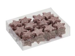 Glitter Stars D 2.5 cm pink 48 p. 