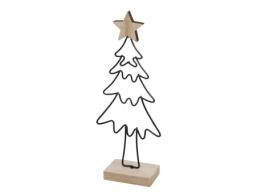 Frame christmas tree black H 21 cm