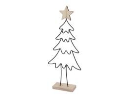 Frame christmas tree black H 30 cm