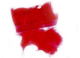 Veren Marabou Licht Rood