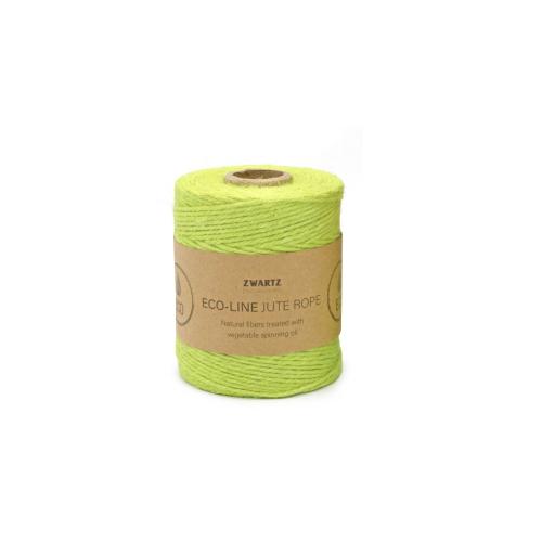 Touw Jute 0.3 cm Limegroen