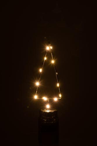 Kerstboom frame met LED lichtjes 30 cm