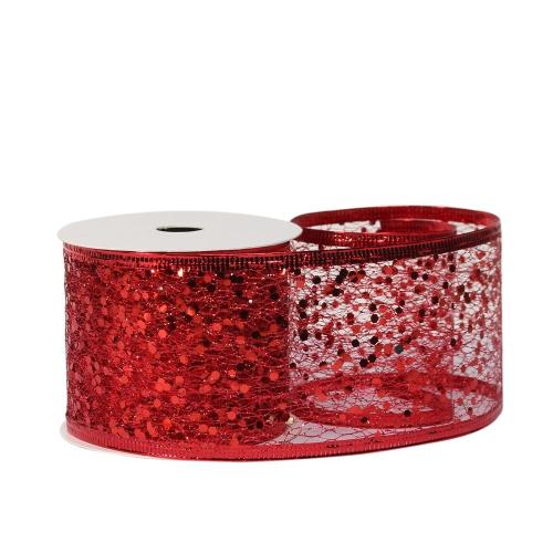 Lint Glitter Rood