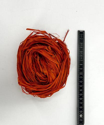 Raffia oranje 25 gr.